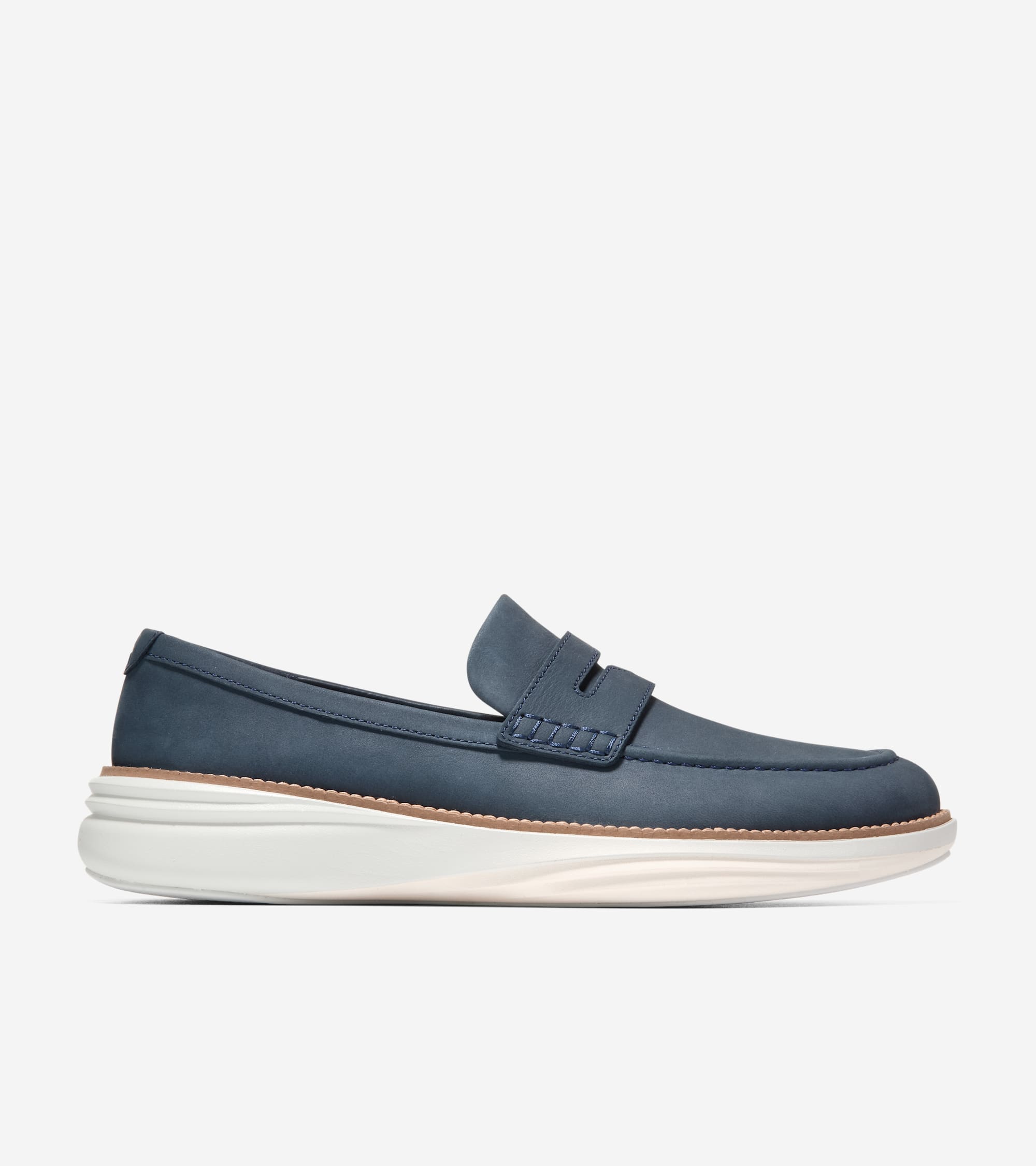 Cole Haan Men’s Originalgrand Penny Loafers navy blue white Size 10.5 Men main image 2