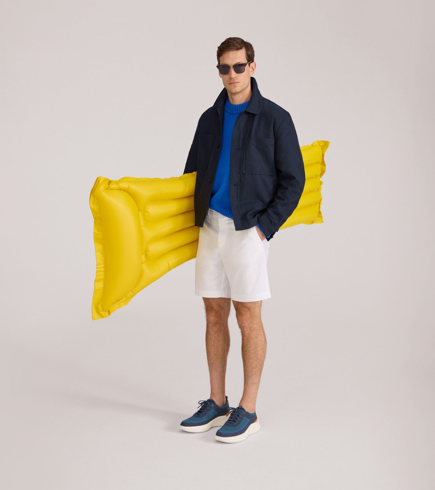 C40752:NAVY BLAZER/INDIAN TEAL/MARMALADE/IVORY