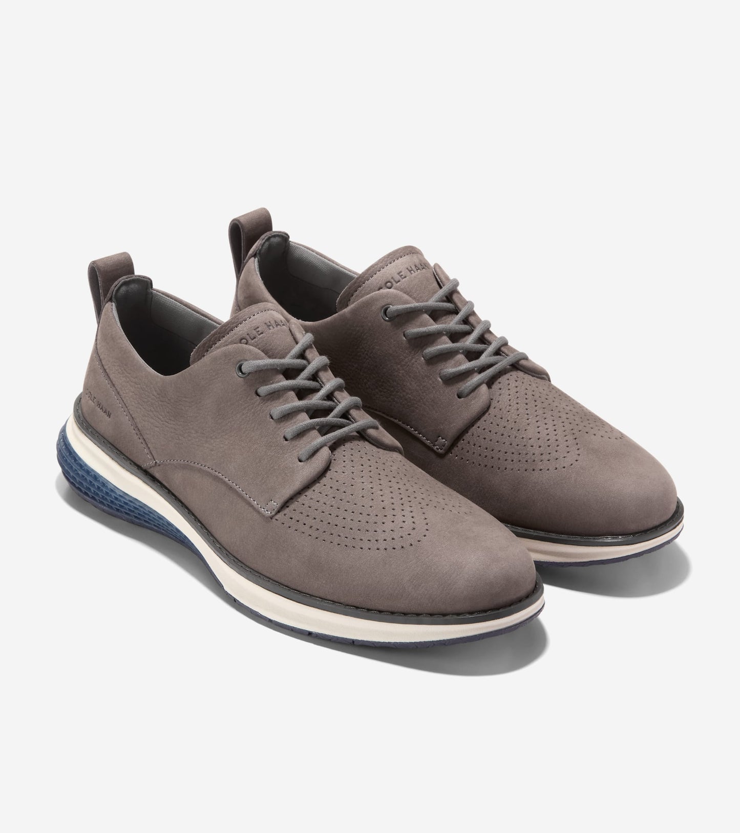 C40559:STORM CLOUD NUBUCK / INDIAN TEAL / IVORY