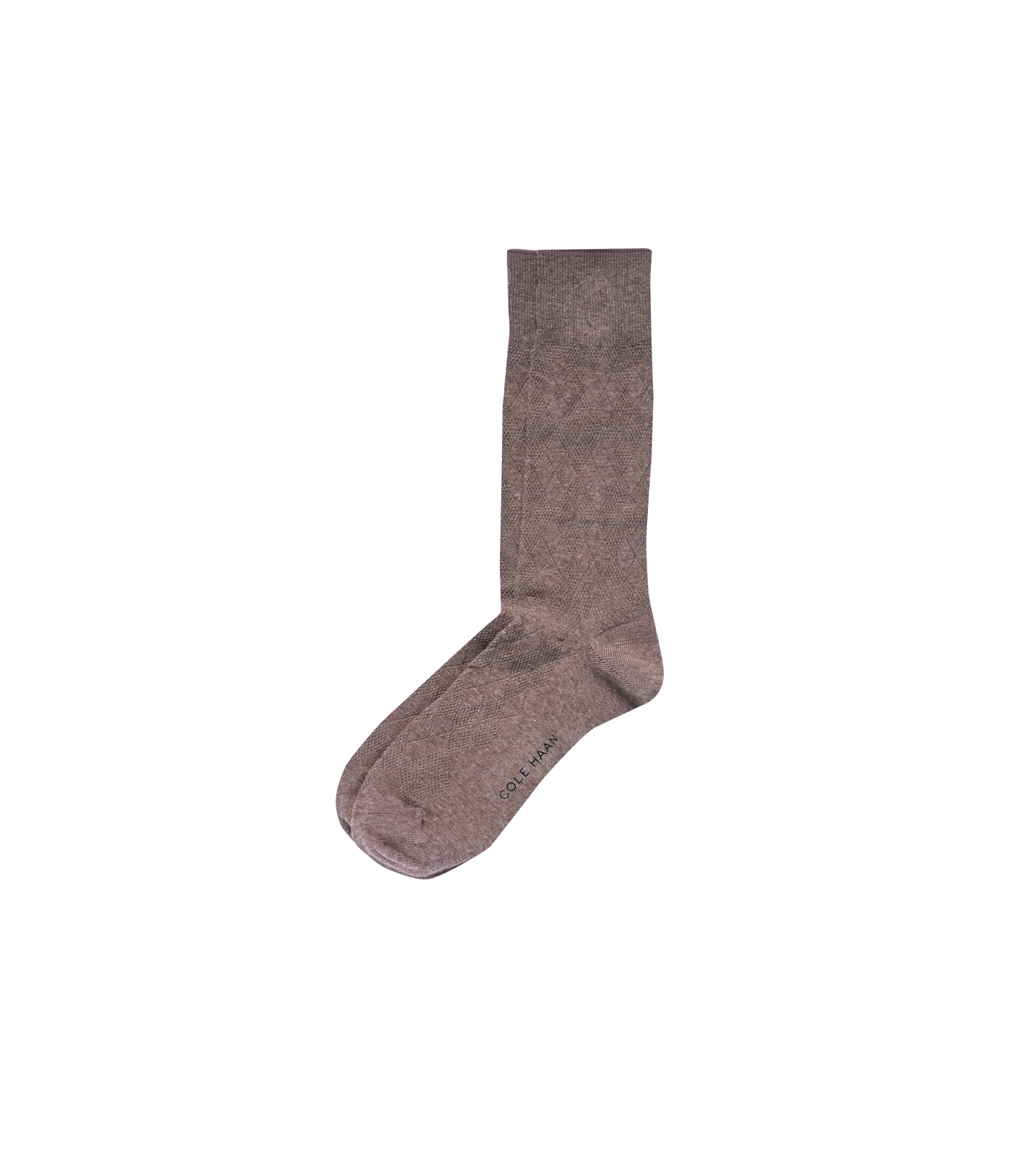 Cole Haan Men 1-Pack Dress Crew Socks Brown