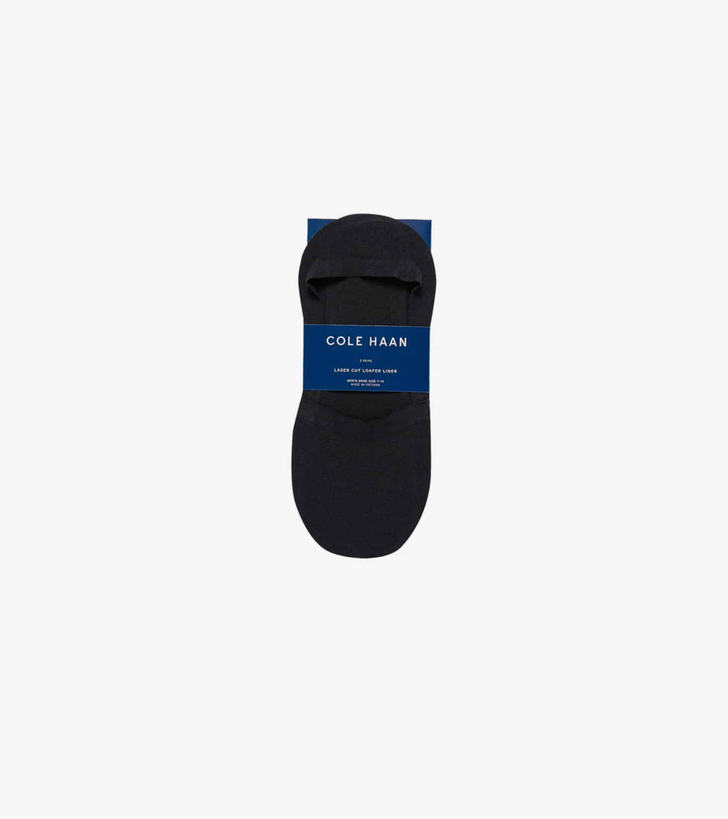 Men's Liner Black Socks Set of Two