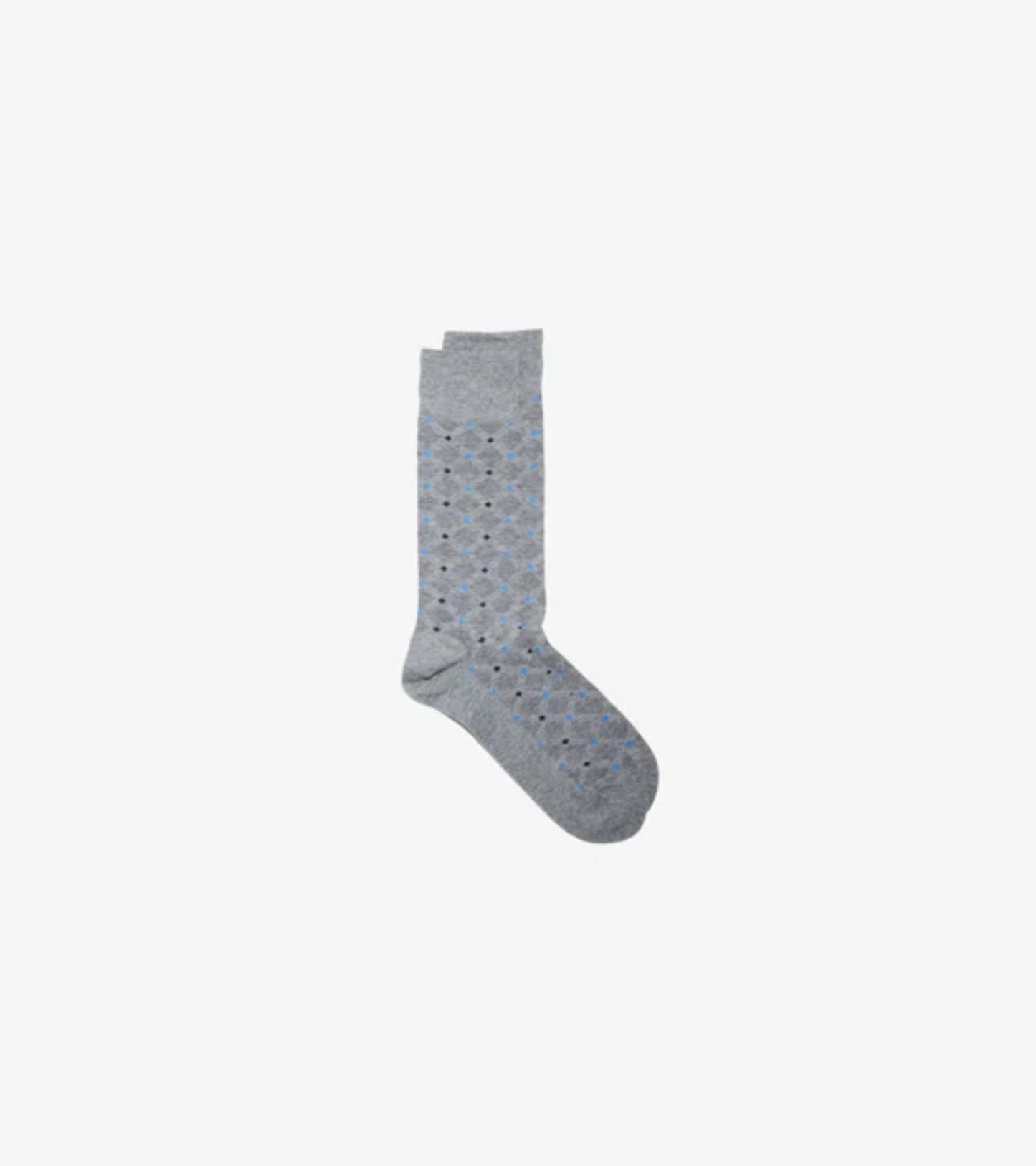Men's Textured Diamond Dress Crew Socks