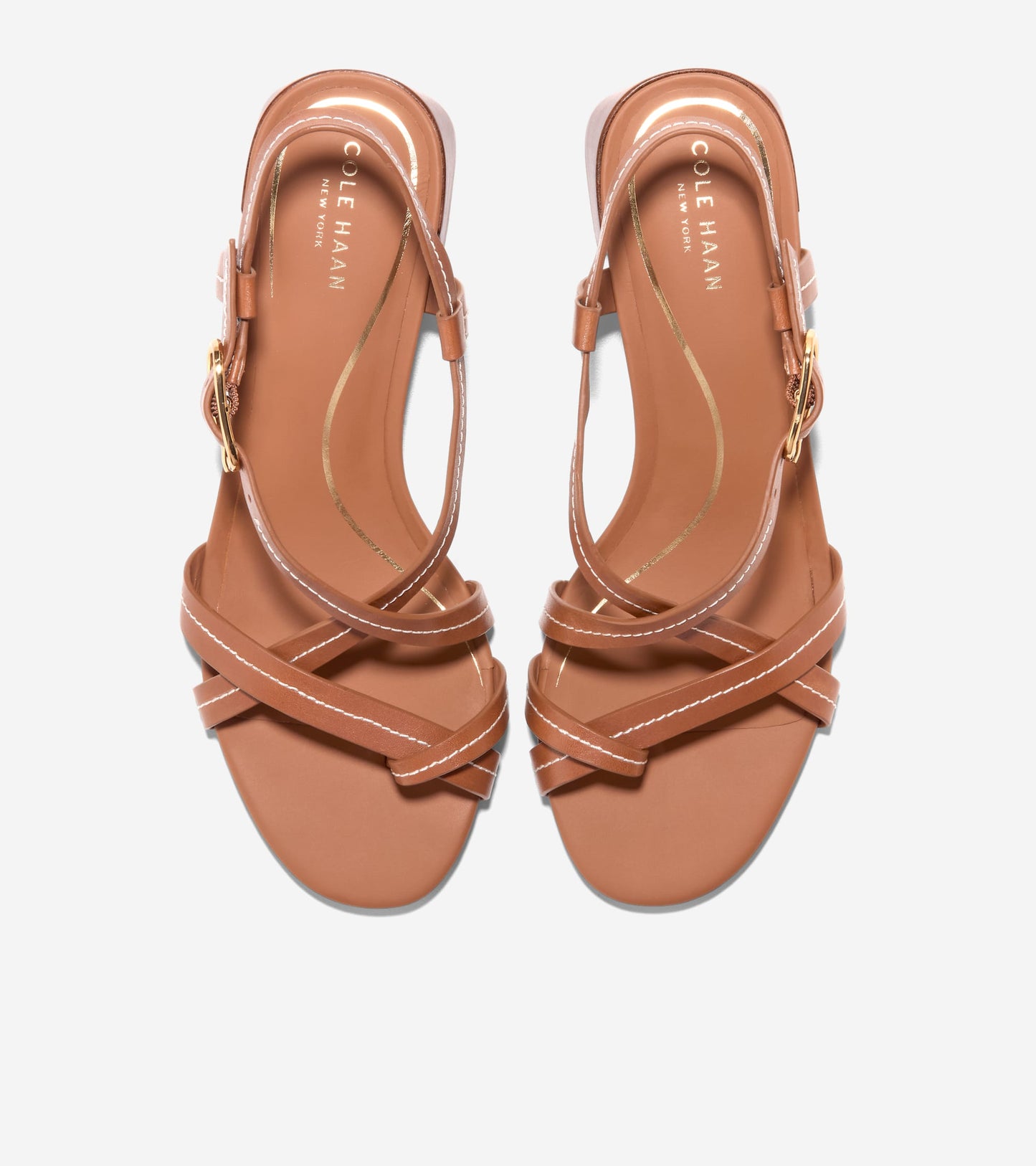 W36596:CH BRITISH TAN LEATHER / NATURAL STITCH