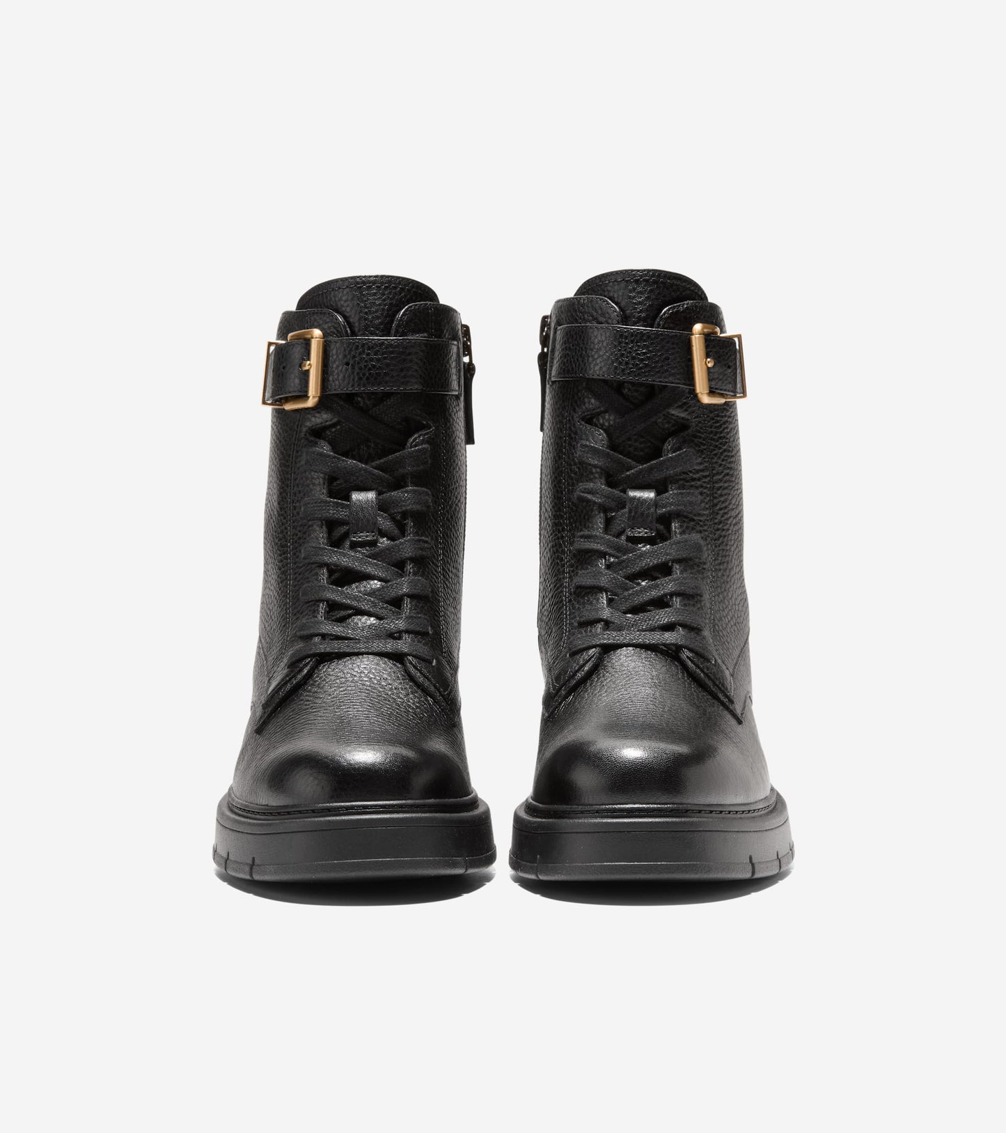 W37374:BLACK TUMBLED LEATHER WP