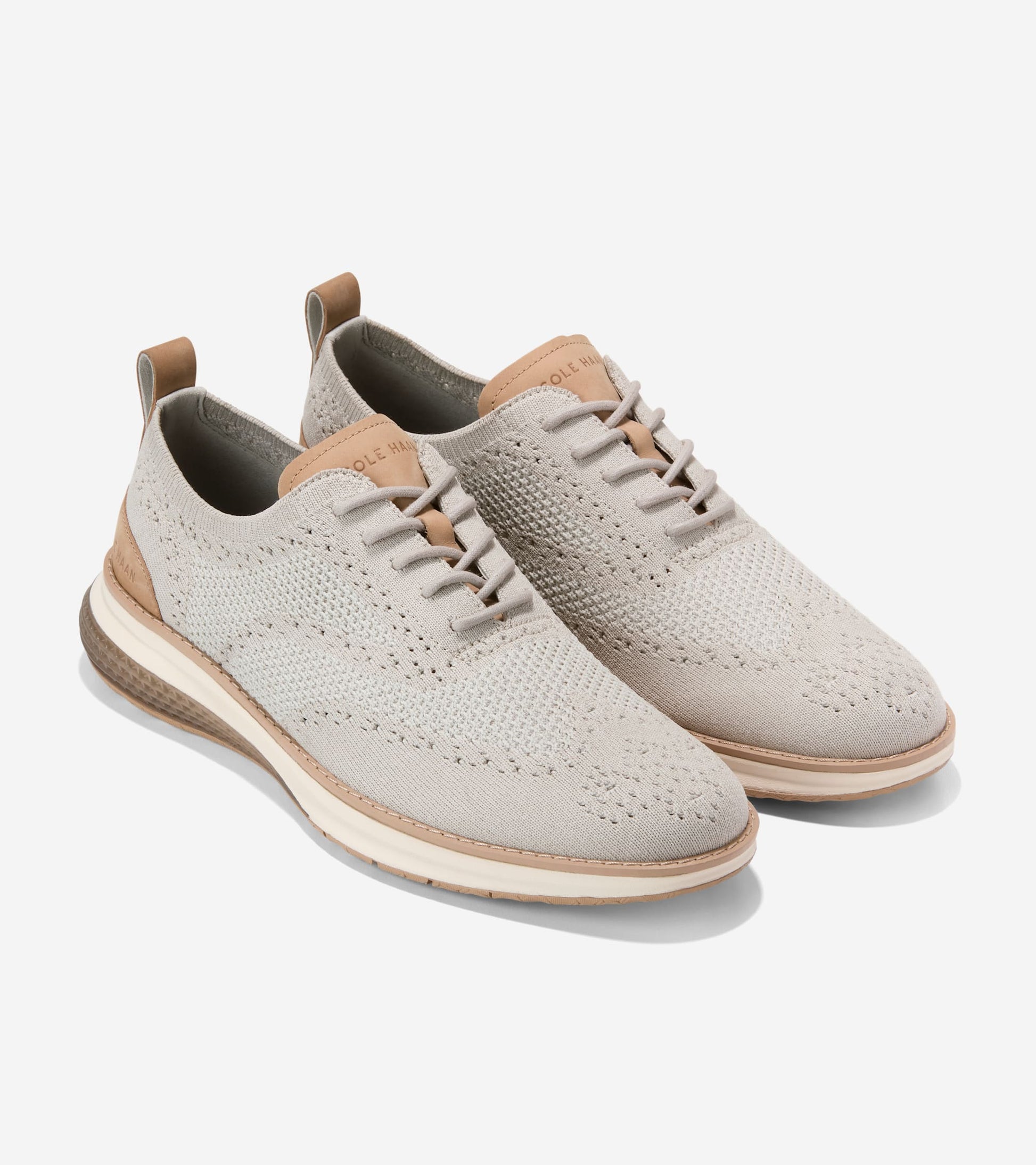 C43280:OYSTER MUSHROOM / OXFORD TAN / IVORY