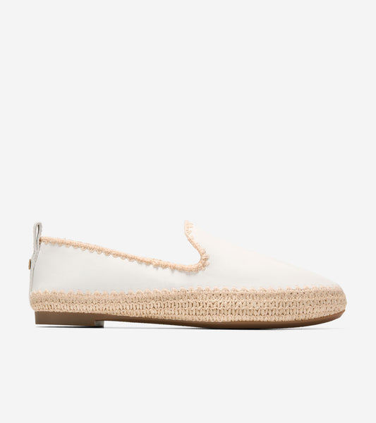W37030:CH POWDER LEATHER / NATURAL RAFFIA