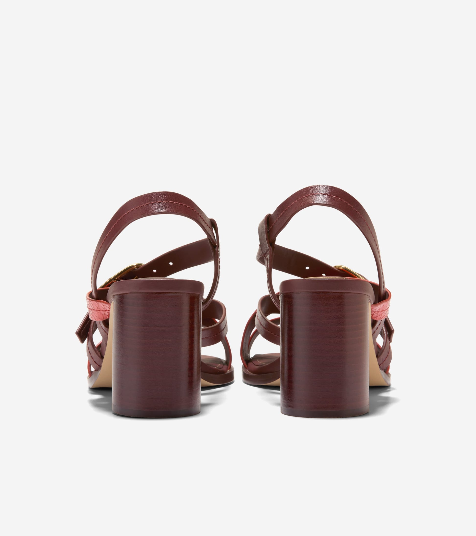 W36937:CH MAHOGANY LTHR / SUMMER FIG SNAKE PRINT LTHR