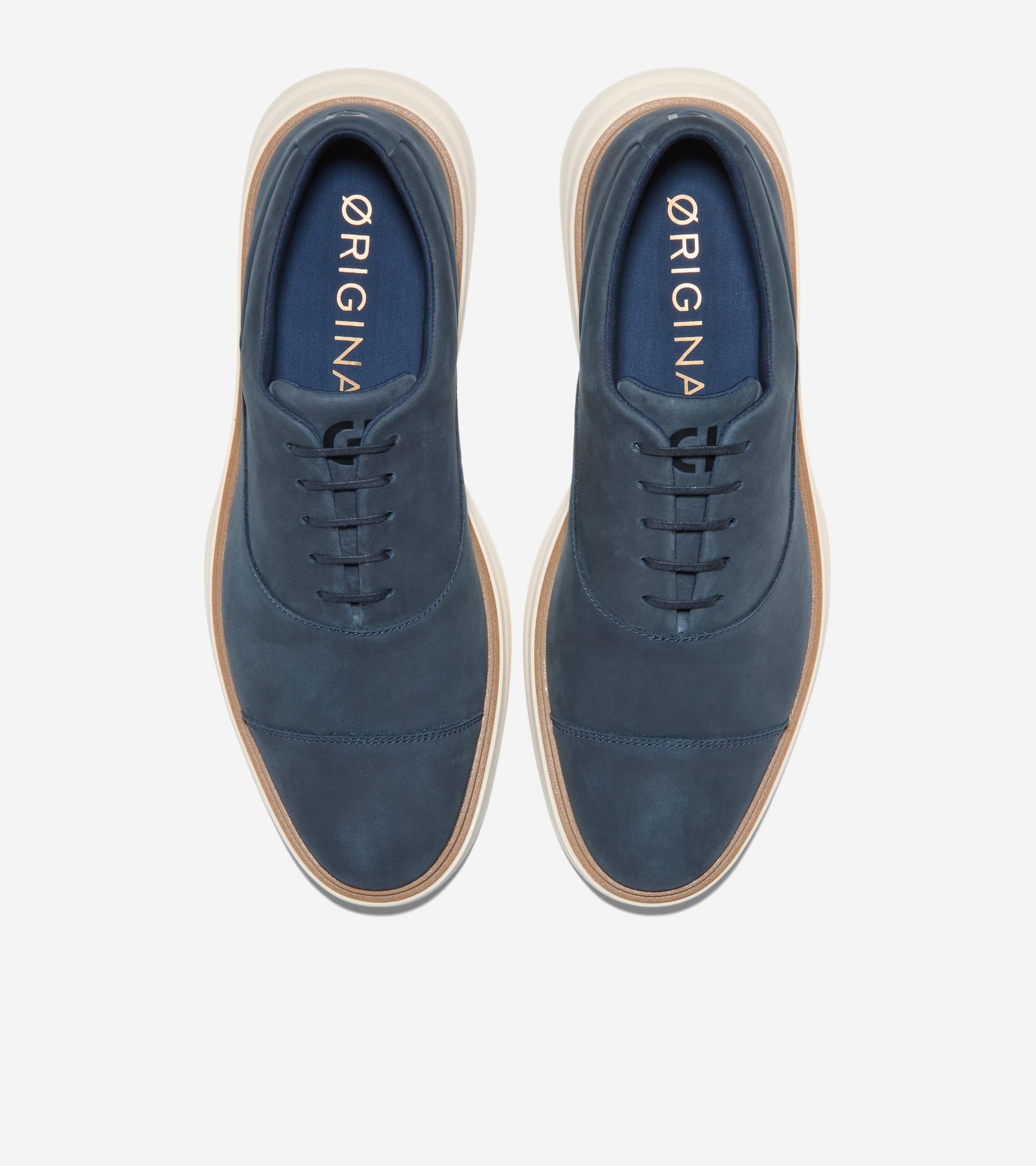 C42587:NAVY BLAZER NUBUCK / CH NATURAL / ANGORA