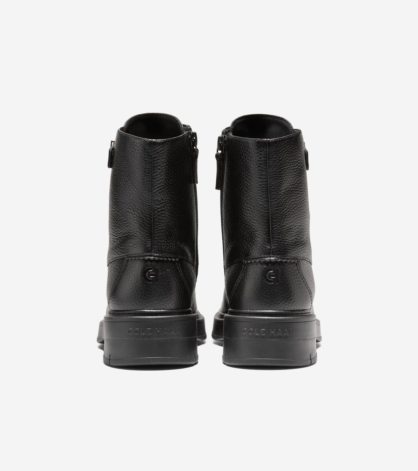W37374:BLACK TUMBLED LEATHER WP