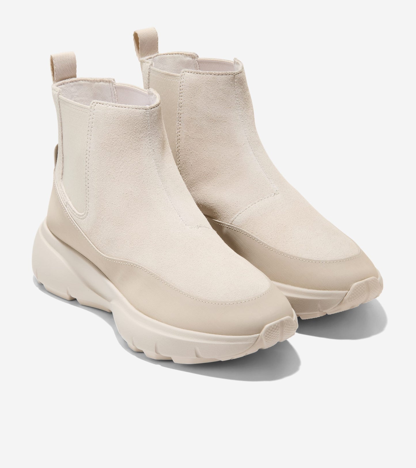 W37339:ANCIENT SCROLL SUEDE / CH LIGHT SESAME LEATHER