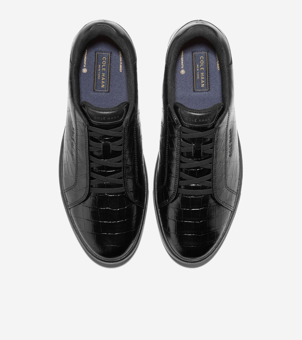 C45198:BLACK CROC EMBOSS PRINT / BLACK