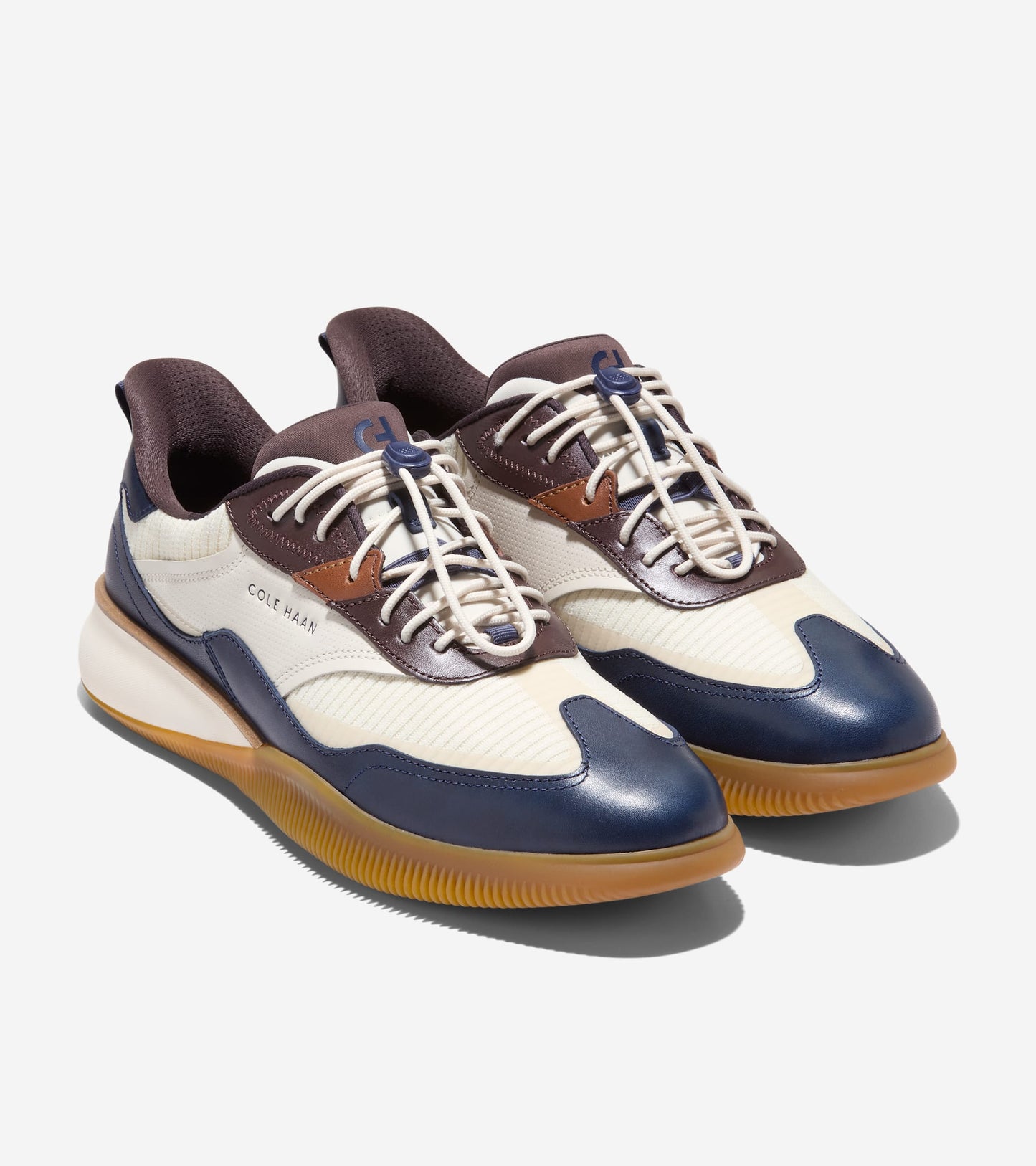 C43979:IVORY / NAVY BLAZER / CH DARK CHOCOLATE